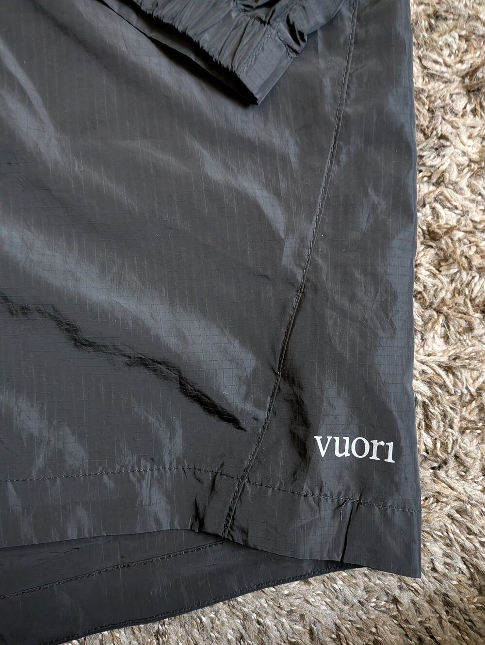 Vuori Daybreak Black Windbreaker Lightweight Cutwater Athletic Jacket Men's XL - Picture 2 of 8